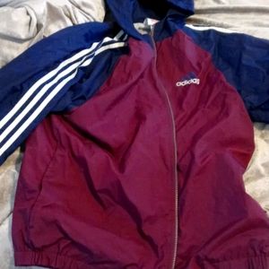 Classic addidas jacket windbreaker some pealing